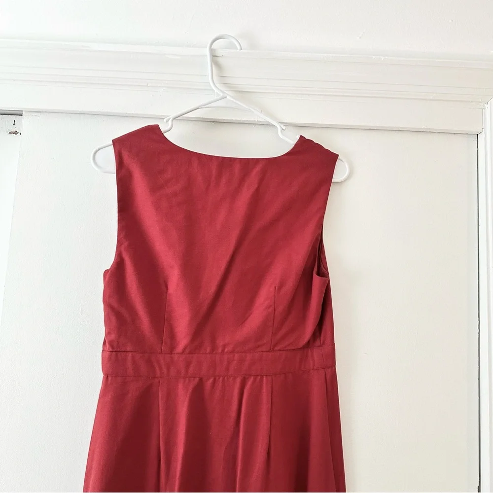 Ann Taylor Ruffle Hem Midi Dress